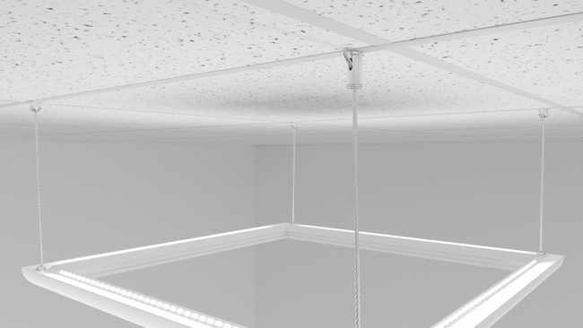 LED-светильник 45W отраженного света для потолков  ARMSTRONG 595×595 ММ, 6500 ЛМ, 4000 К — АНДИ Групп