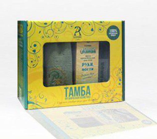 Набор 2 из крема-бальзама, расчески и женского дезодоранта Тамба