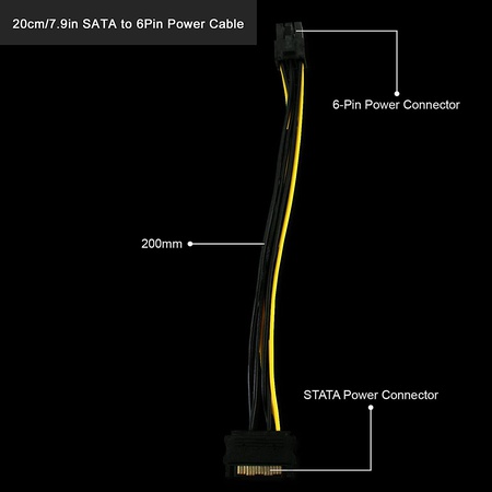 FebSmart PCI-E Riser для биткойнов Litecoin ETH Coin Mining 6-контактный удлинительный кабель PCIE с питанием GPU Riser Ethereum Mining ETH GPU Удлинительный кабель PCIEX1 на PCIE X16 VER006C GPU Riser (синий, 6 шт.)