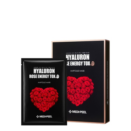 MEDI-PEEL HYALURON ROSE ENERGY TOX Ампульная маска