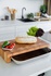 Разделочная доска с возможностью хранения 60*34 см. Материал: ясень, дуб.