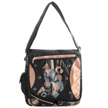 Сумка HS-13103B Цвет: черно/коричневый