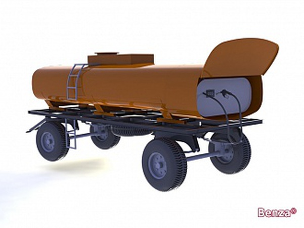 PAZS Tanker römork 9500 l