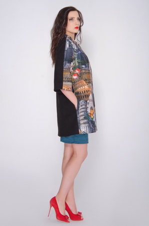 CARMEN 7/8 SLEEVES, FULL LINING Drape