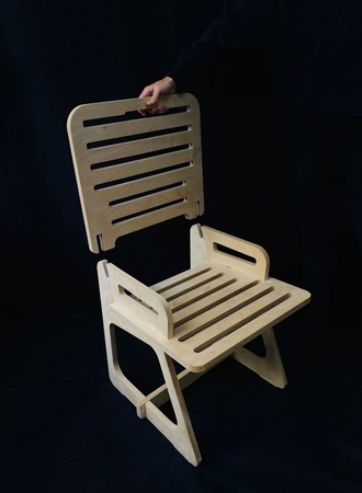 folding chairs made of birch 15 ply plywood