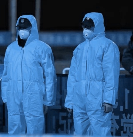 PU PU Kaplamalı Kişisel Koruyucu Elbise Kumaşı