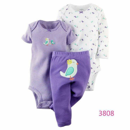 Üç parçalı set, pantolon artı iki bodysuits