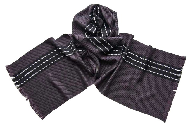 Italian silk and wool scarves for men