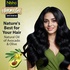 Nisha HerbaGel Hair & Beard Color Gel | Original Black | All Grey Coverage | 1000mL / 33.81 Oz
