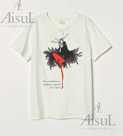 футболки женские, детские с принтом и без