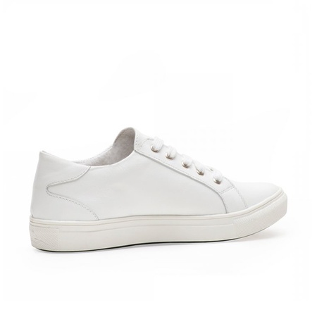 Emmelie Delage white leather sneakers