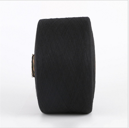 Keshu Ne8s / 1 Siyah Eldiven İpliği Rejenere Pamuk Polyester Karışımlı Open End İplik