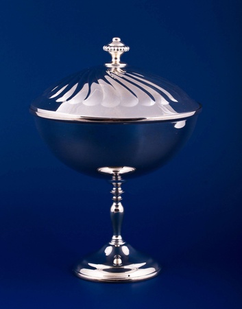 Серебряная ваза для варенья №16