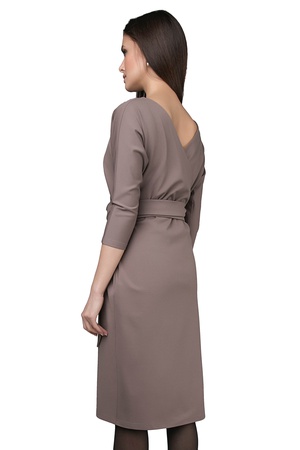 Платье с запахом сзади