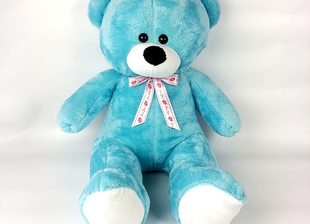 Игрушка мягконабивная Мишка с бантом 65см
