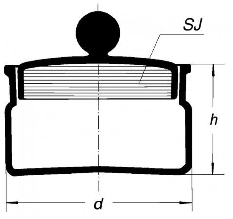 Бюкс низкий, с утапливаемой крышкой со шлифом