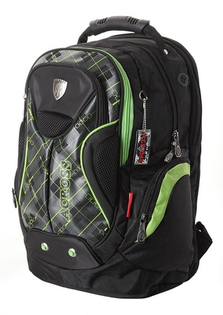 Sırt çantası A15-45 Renk: açık yeşil süslemeli siyah