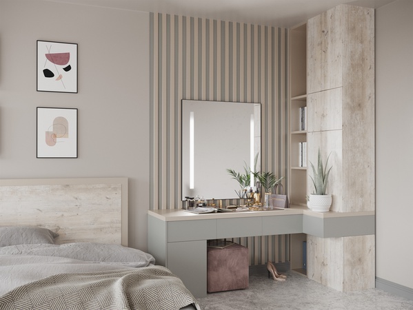 Декор ЛДСП Серый камень