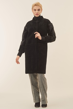 Пальто женское Silverfox модель 804-черный