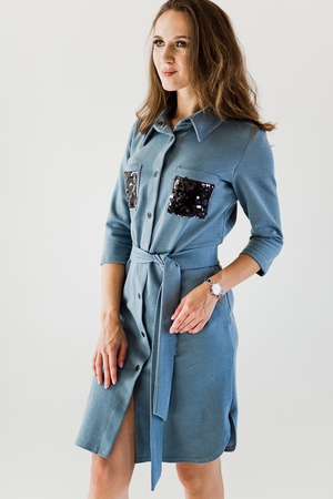 ПЛАТЬЕ МОЛОДЁЖНОЕ "СИМОНА" (ИНТЕРЛОК)