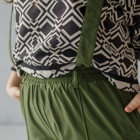 Брюки с завышенной талией