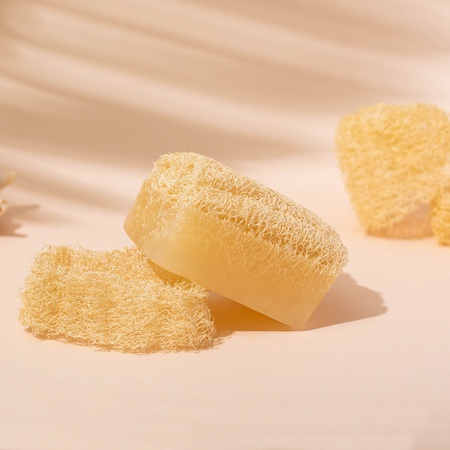 Натуральное рисовое мыло с тыквенными волокнами 150 грамм (100% натуральное)