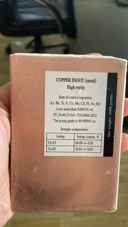 Bakır izotop rus menşei