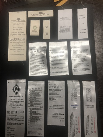 Бирка этикет