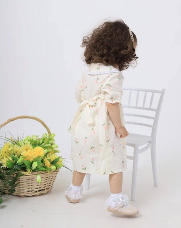 Муслиновое детское платье