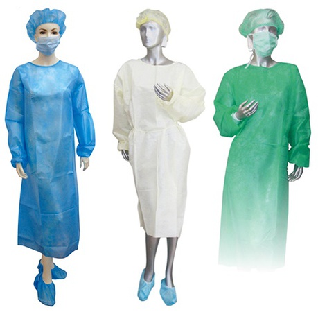 Disposable isolation gown