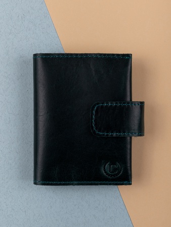 Кошелек картхолдер МВП-504 с застежкой и отделением для монет