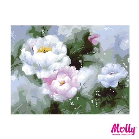 Beyaz şakayık numarasına göre boyama