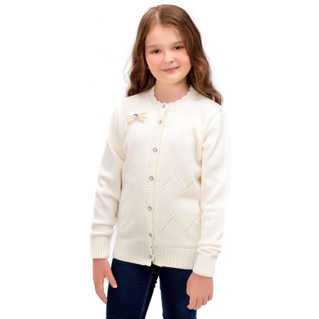 Kızlar için hırka Constellation beyaz