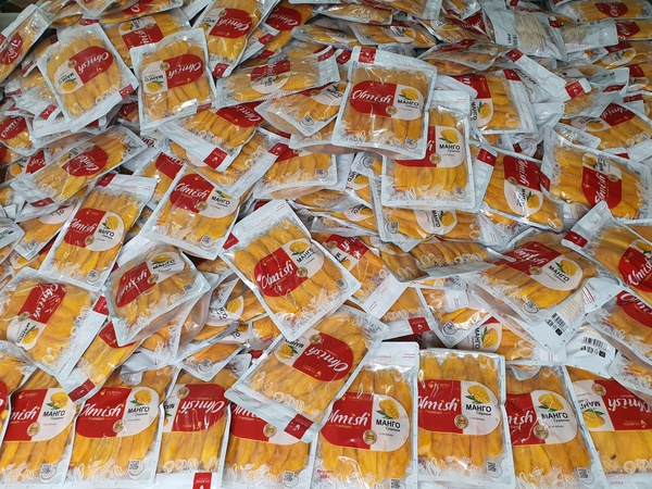 Kurutulmuş Mango. OLMISH fabrikalarından kurutulmuş meyveler