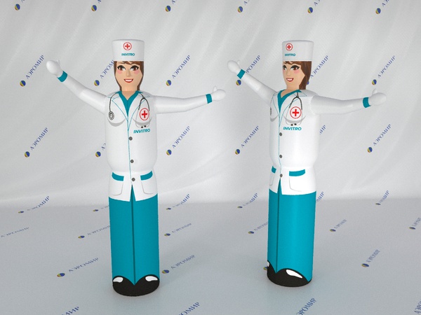 Надувная реклама и фигуры авторского дизайна