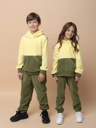 Флисовая кофта с капюшоном для детей (унисекс)