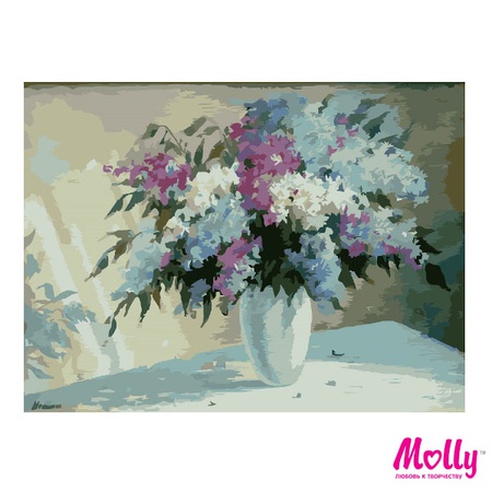 Картина по номерам Ранняя сирень