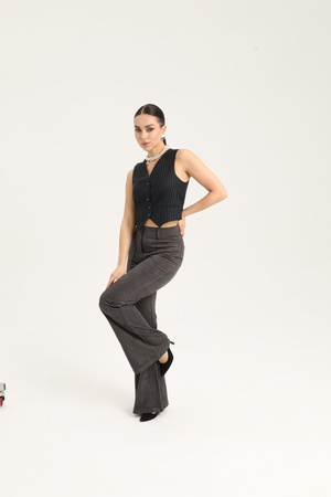 Брюки клеш. Ткань - Спандекс