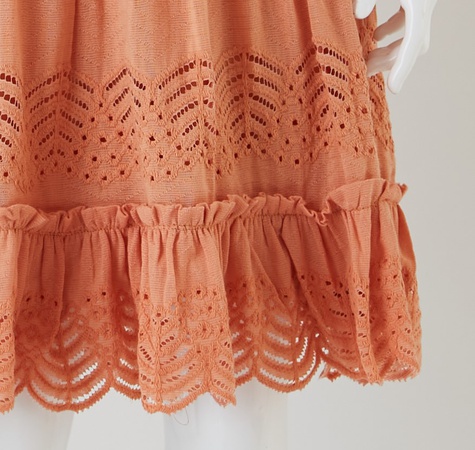 Yarım Kollu Dantel Elbise