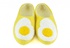 Войлочные тапочки «Глазунья» желтые
