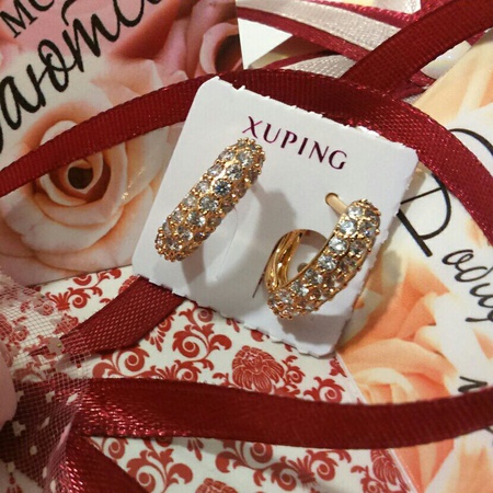серьги Xuping; комплекты Xuping; комплекты "Дубайское золото"; серьги "Дубайское золото", цепи и браслеты; кольца, часы