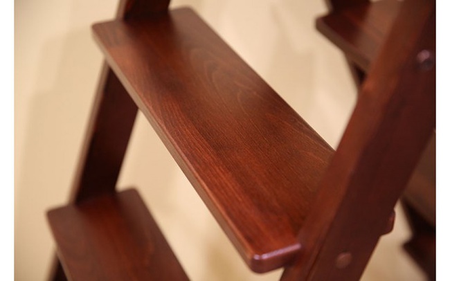 Лестница стремянка (цвет вишня)