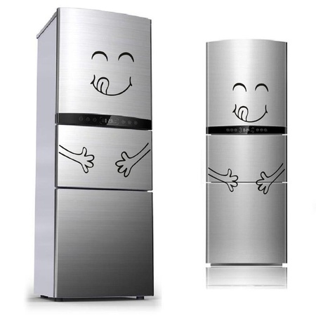 Наклейка на холодильник «Счастливое лицо»
