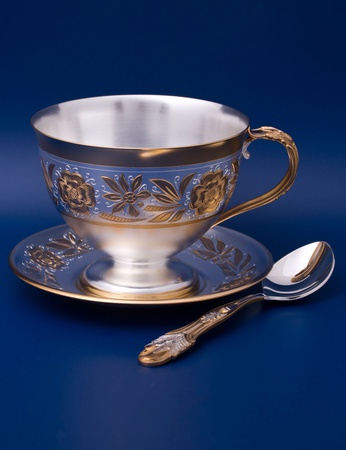 Серебряный чайный набор №3