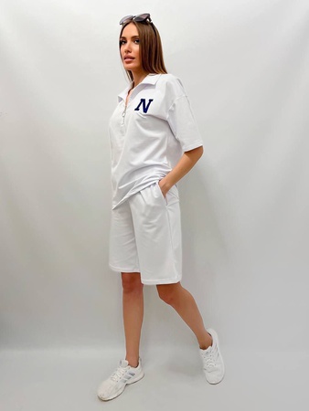 Костюм спортивный футболка поло