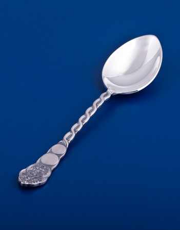 Детская серебряная ложка "На зубок"