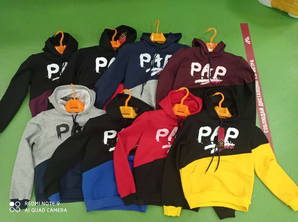 Sportswear for children and teenagers.