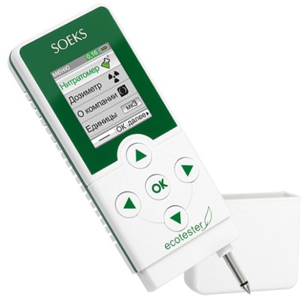 Экотестер СОЭКС. Индивидуальный дозиметр + нитрат тестер