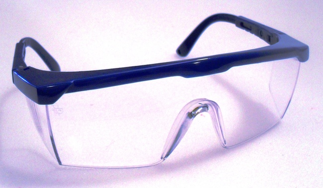 Очки защитные Пегас синяя оправа, прозрачные линзы, рег2/дужка а/з а/ц