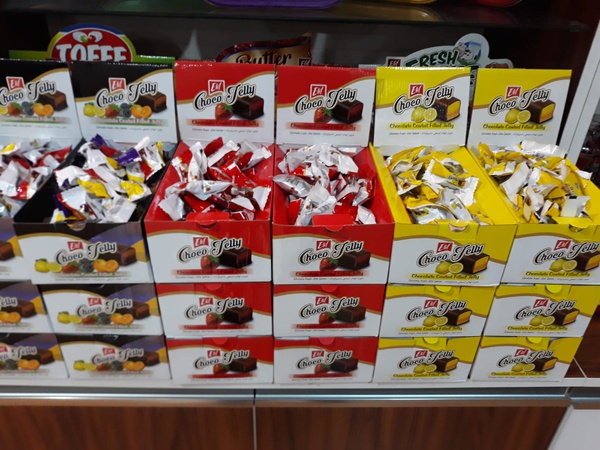 Çikolatada jöleli şekerlemeler